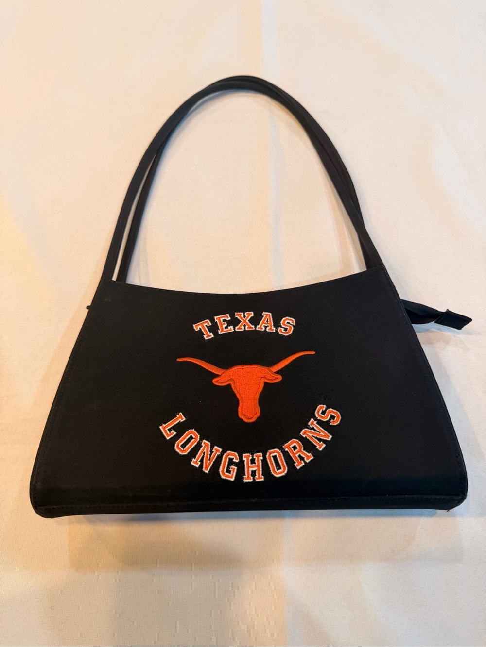 Sandol University of Texas Longhorns Black Structured Shoulder Purse